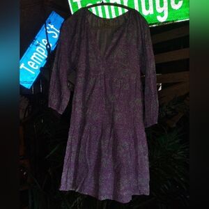 Lavender Long Sleeve Dress